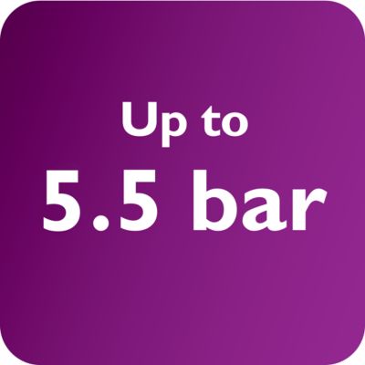 Bis zu 5,5 Bar