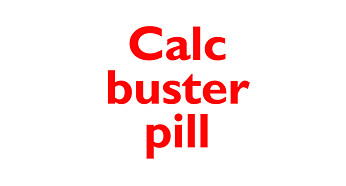 Las pastillas antical descomponen la cal para eliminarla fácilmente