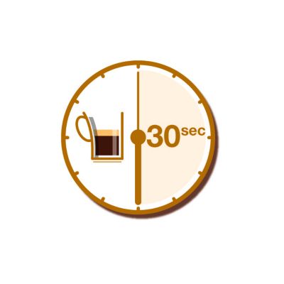 Una taza de café en 30 segundos