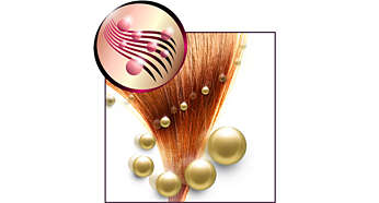 Fonction ionique : plus de soin, pour des cheveux brillants et sans frisottis