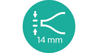 Perfect styling results with a slim styling nozzle