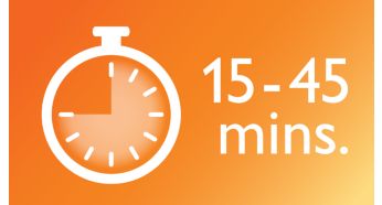 Use for just 15-45 minutes per day to experience results