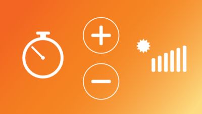 Adjustable timer and intensity