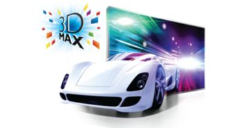 Active 3D Max-Technologie für ein 3D-Erlebnis in Full HD