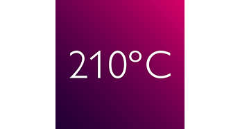 Выпрямитель: профессиональная температура 210 °C для идеальных результатов