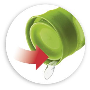 Unique spill proof valve