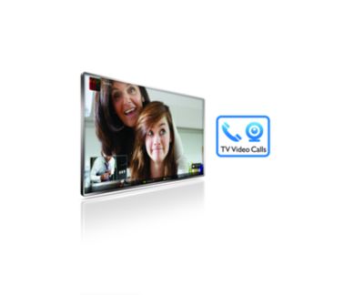 Videogesprekken via de TV