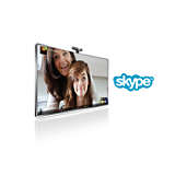 Возможность совершать голосовые и видеозвонки через Skype™ прямо на телевизоре Skype™ в вашем телевизоре