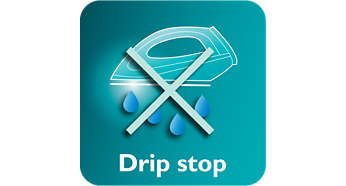 Drip-stop system keeps your garments spotless while ironing