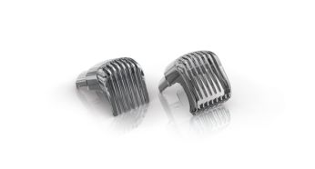 Detail comb for precision, and beard comb for control