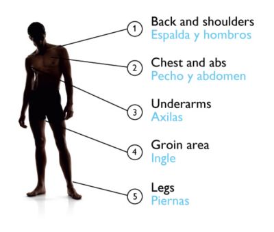 Trim and shave all body areas