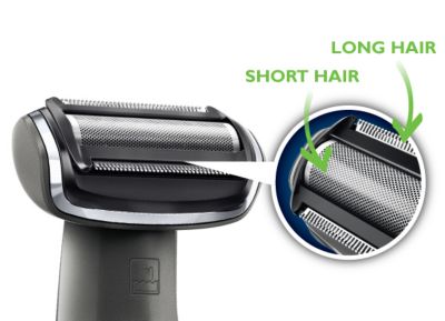 Trim and shave head