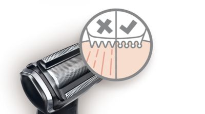 Skin friendly shaver