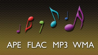 APE, FLAC, MP3 and WMA support