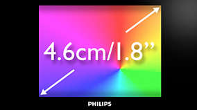 4.6 cm/1.8" full color screen