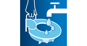 Advanced AquaWeb filter design to keep your hands clean