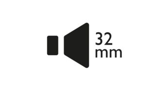 32mm drivers delivering dynamic sound