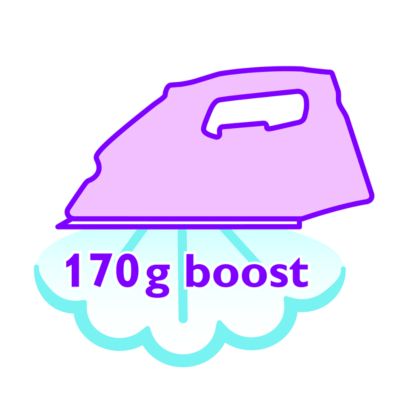 170 g steam boost