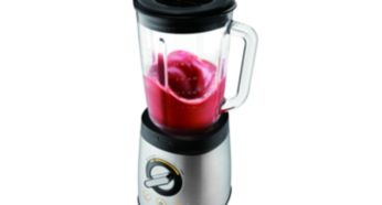 Unique off-center jar design to mix ingredients efficiently