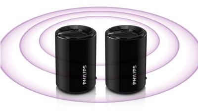 High-quality stereo sound