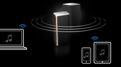 Wirelessly stream music