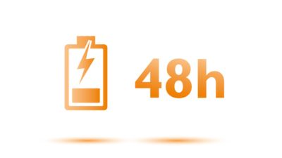 Extra long battery runtime