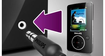 Convenient aux-in and headphone out on front of speaker