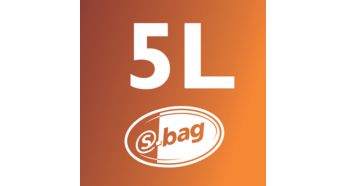 Speciálisan kialakított 5 literes porkamra az extra szívóteljesítményért