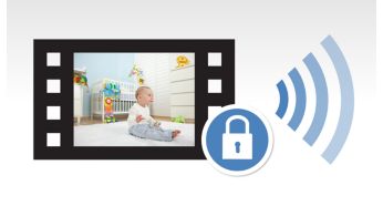 Video encrypted for secure connection
