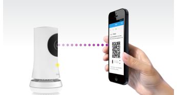 Easy setup of monitor via QR code