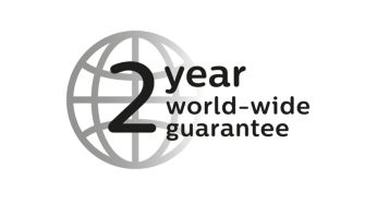 2 year guarantee, worldwide voltage, no oil needed