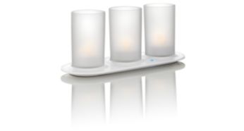 Easy to recharge thanks to the wireless induction charger