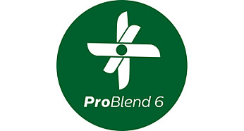Cuchilla de 6 hojas ProBlend para batir y cortar de manera eficaz