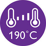 Температура укладки 190 °C