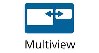 MultiView позволяет работать одновременно в двух окнах от двух источников сигнала