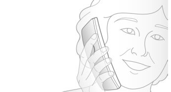 Contoured handset design for in call comfort