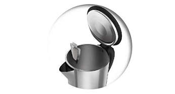 Safe boiling with food-grade SUS304 body and inner lid