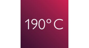 190°C styling temperature for long lasting results