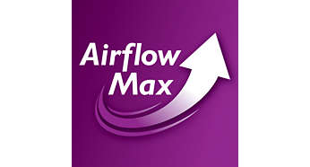 Революционная технология Airflow Max для максимальной мощности всасывания