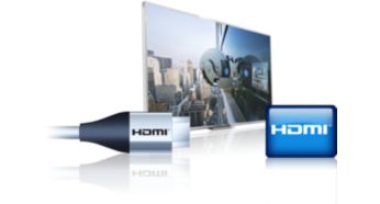 Dwa wejścia HDMI i funkcja Easylink stanowią zintegrowany interfejs komunikacyjny
