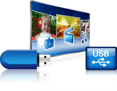 USB (fotografii, muzică, videoclipuri)
