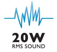 20W RMS Incredible Surround