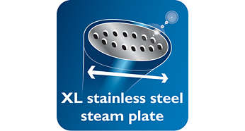 XL méretű rozsdamentes acél gőzölőlap a gyorsabb eredményekért