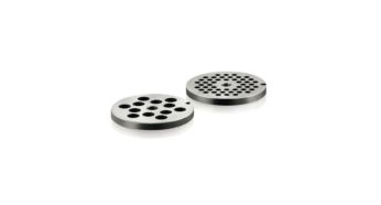 Disques de hachage en inox hygiéniques (5 et 8 mm).