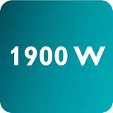 Power up to 1900 W