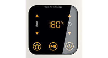 Ecran digital pentru control uşor al timpului şi al temperaturii