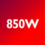 Motor van 850 W voor een krachtige werking Motor van 850 W
