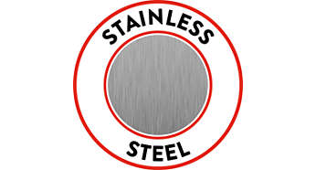 Stainless steel body for long-lasting performance