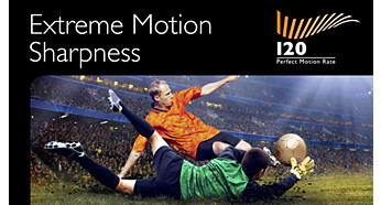 120 Hz PMR for the ultimate in motion sharpness