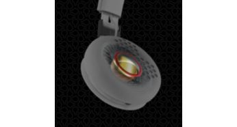 40-mm premium neodymium drivers for balanced, precise sound